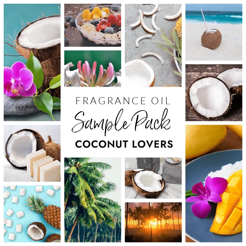 * Crazy for Coconut Fragrance Sample Pack