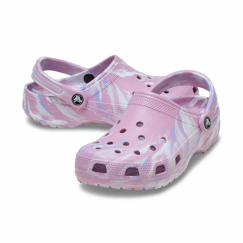 Active Step Glide-In Women's Classic Marbled Clog Hyrangea/Multi