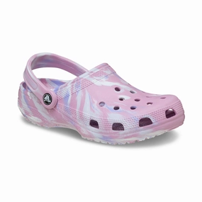 Women's Classic Marbled Clog Hyrangea/Multi Light cushion