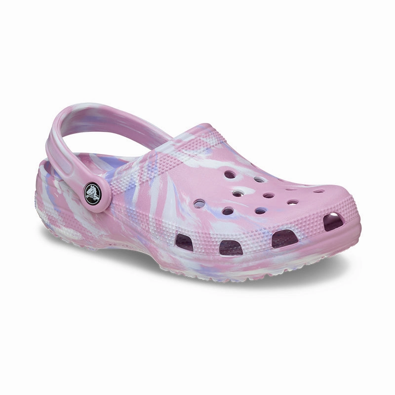 Women's Classic Marbled Clog Hyrangea/Multi Light cushion