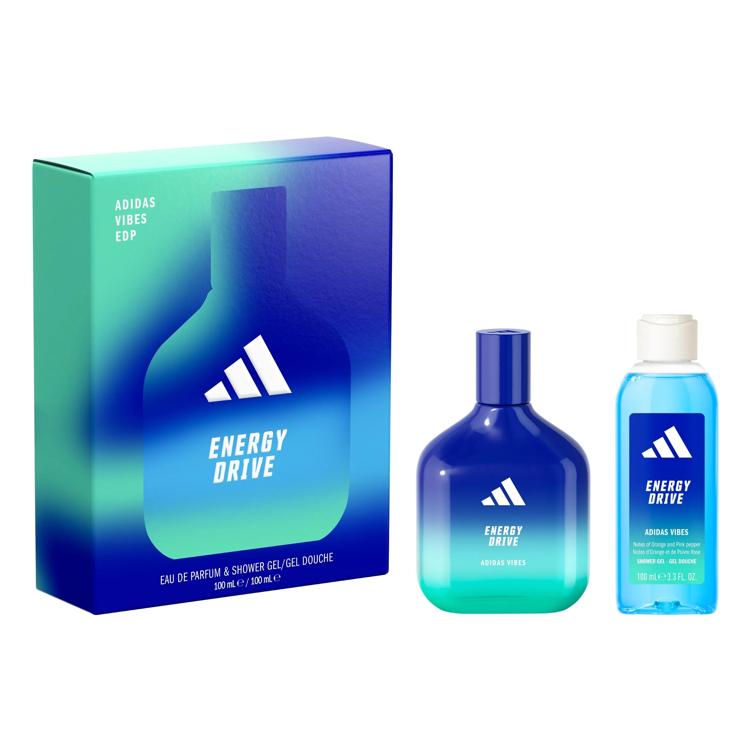 Adidas Energy Drive Edp 100ml 2 Piece Set
