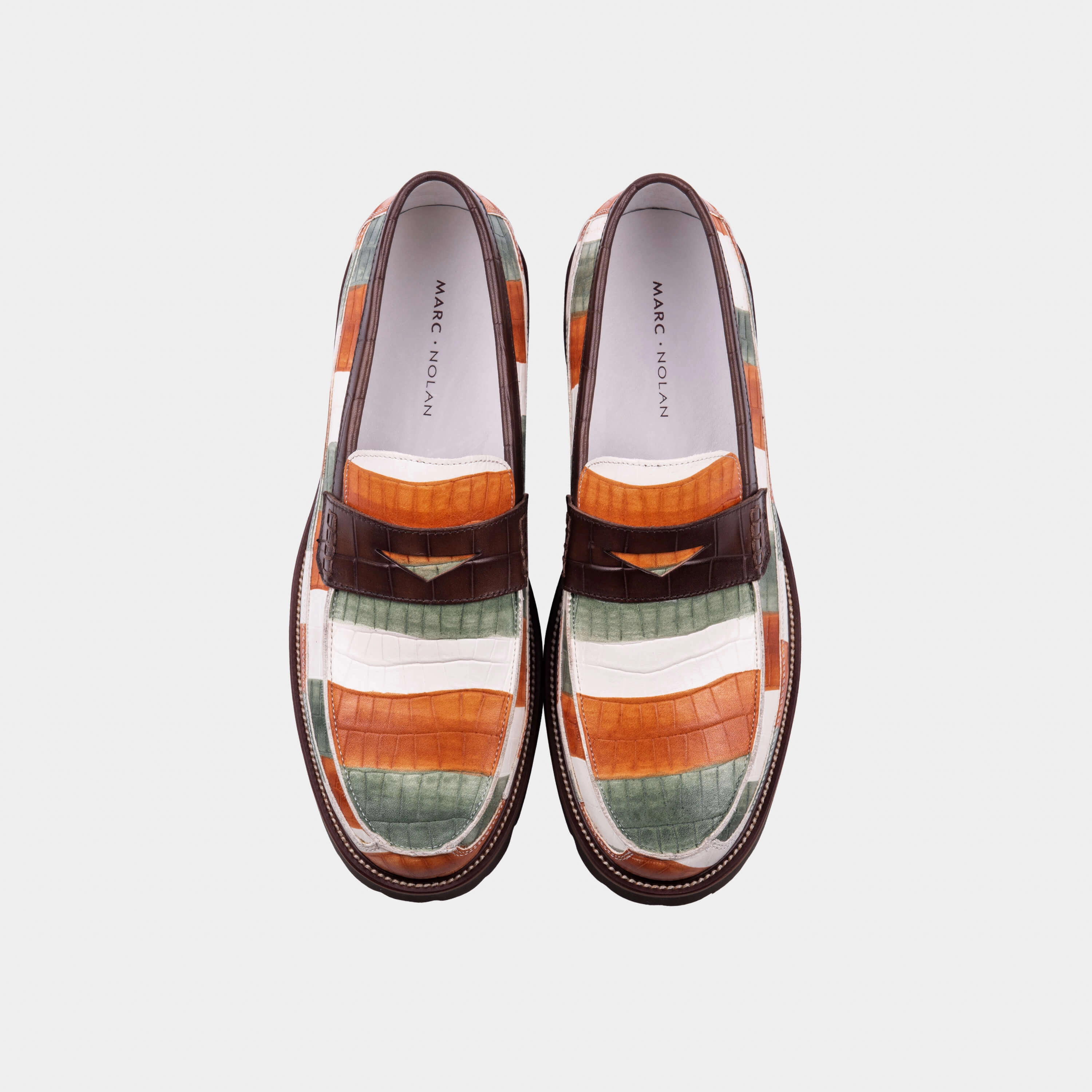 Adler Ivory Coast Leather Penny Loafers Timeless Comfort