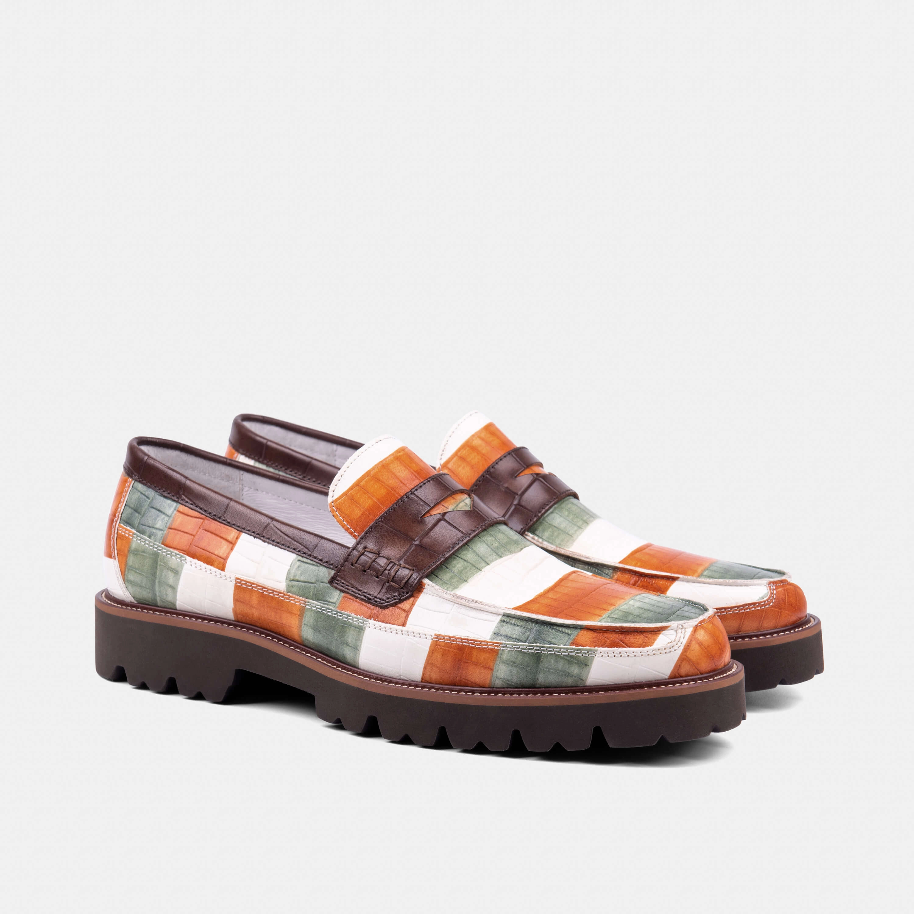 Adler Ivory Coast Leather Penny Loafers Timeless Comfort