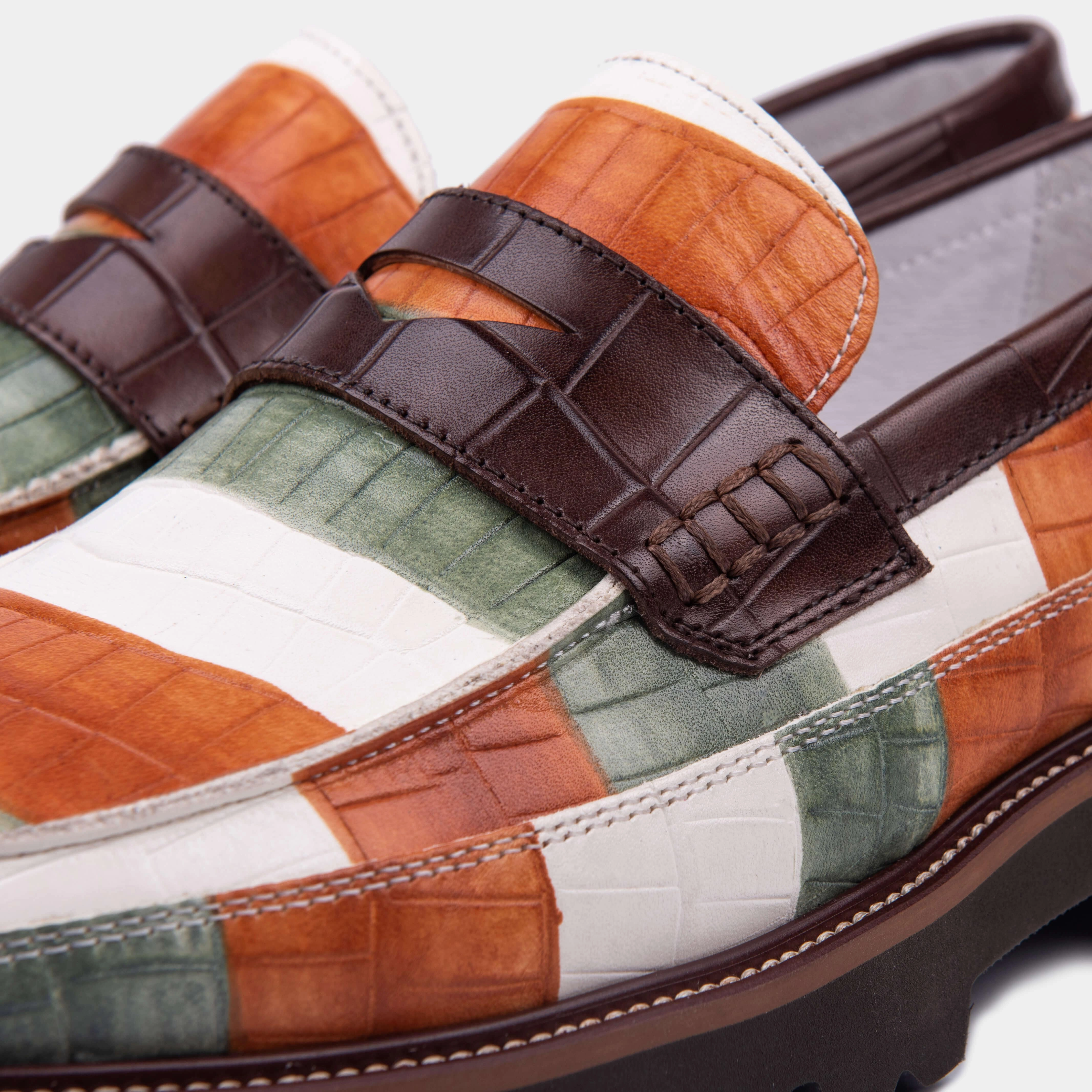 Adler Ivory Coast Leather Penny Loafers Timeless Comfort
