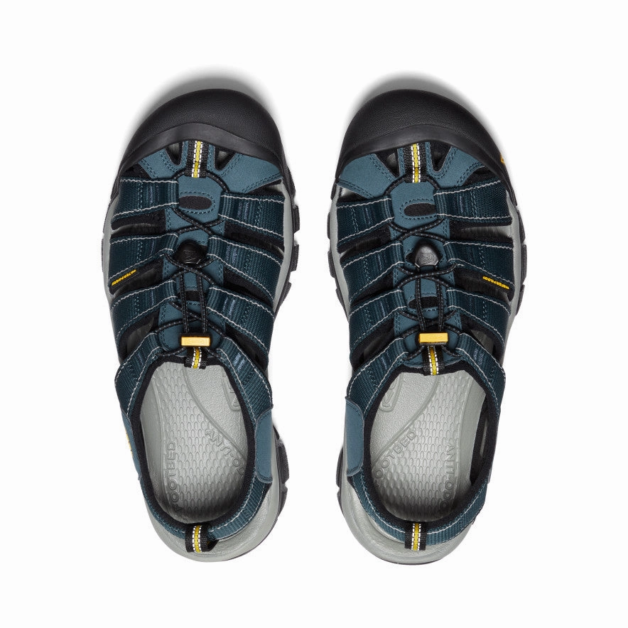 Air Dash Men's Newport H2 Sandal Wide | Navy/Medium Grey