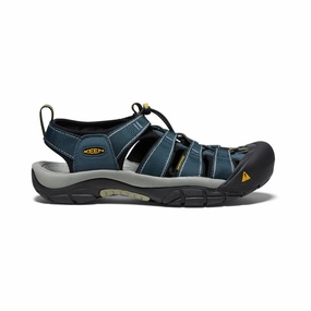 Ultra Breathable Breathable Sole Men's Newport H2 Sandal Wide | Navy/Medium Grey