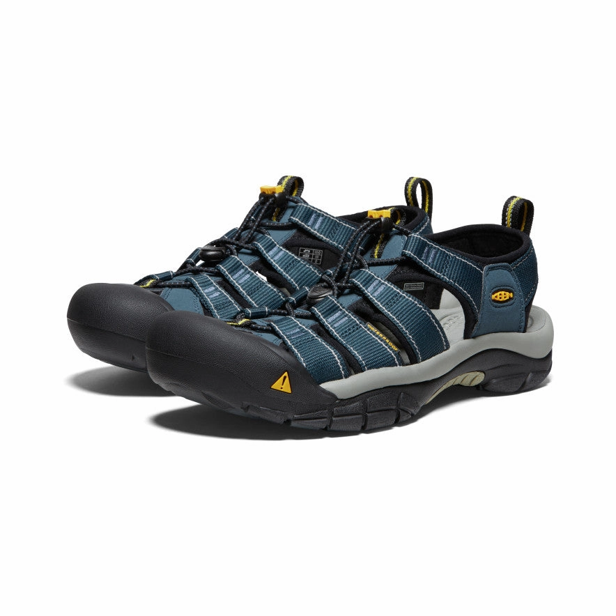 Air Dash Men's Newport H2 Sandal Wide | Navy/Medium Grey