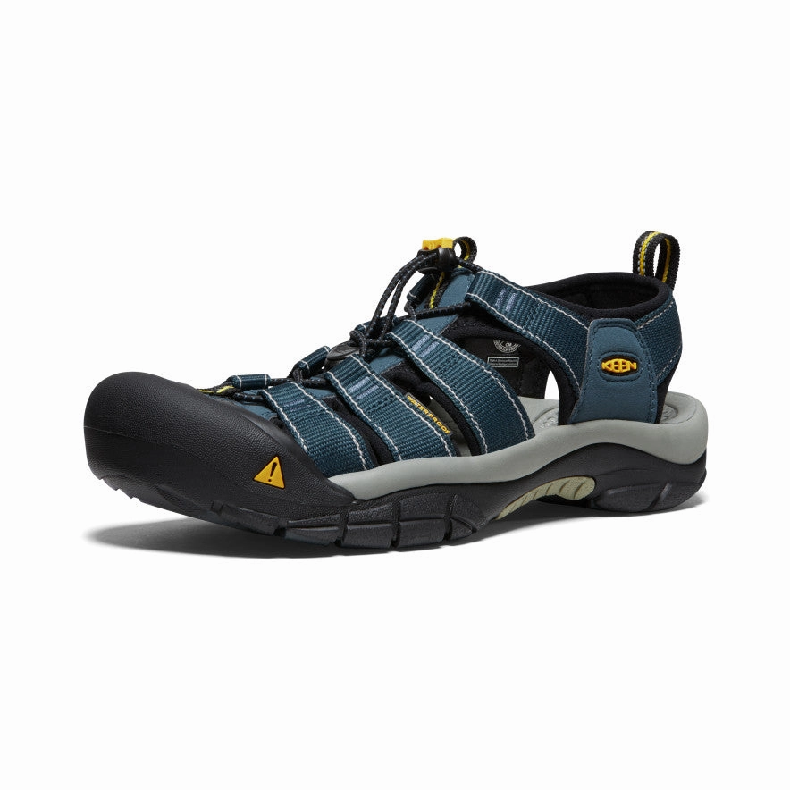 Air Dash Men's Newport H2 Sandal Wide | Navy/Medium Grey