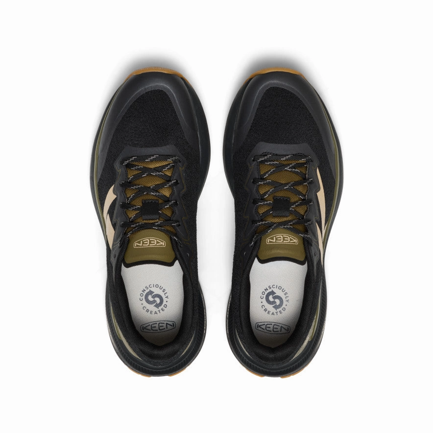 Air Ease Men's WK500 Walking Shoe  |  Black/Dark Olive