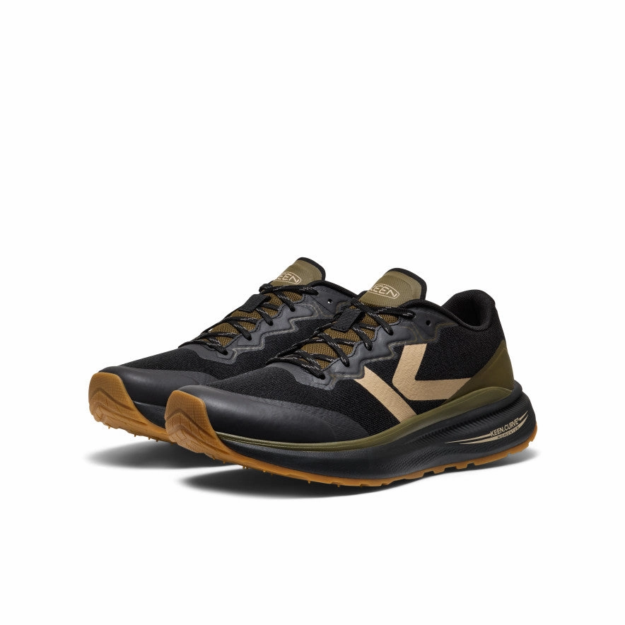 Air Ease Men's WK500 Walking Shoe  |  Black/Dark Olive