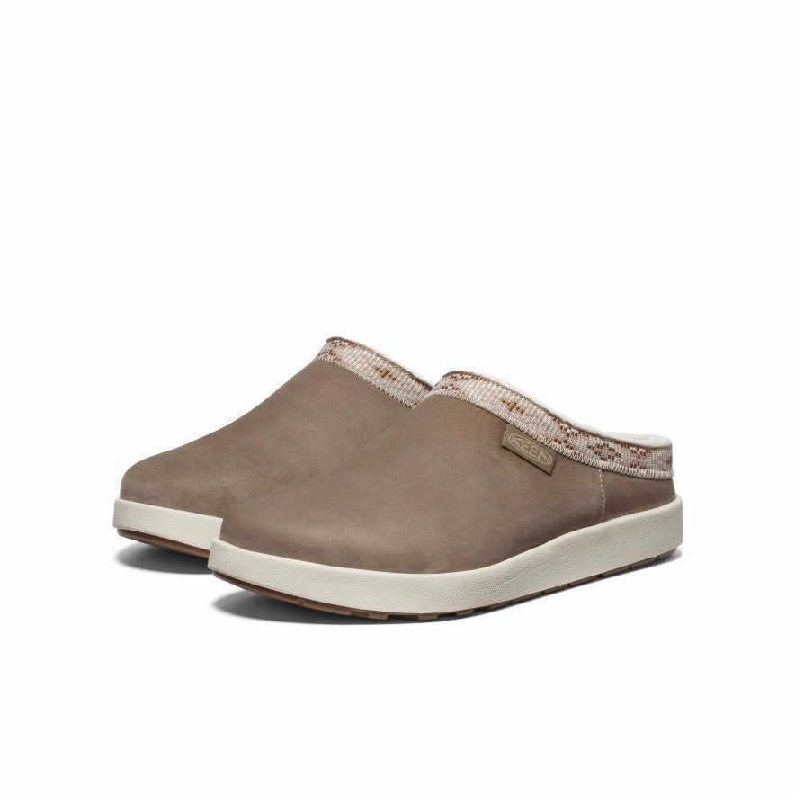 Air Motion Women's Elle Suede Mule  |  Brindle/Birch
