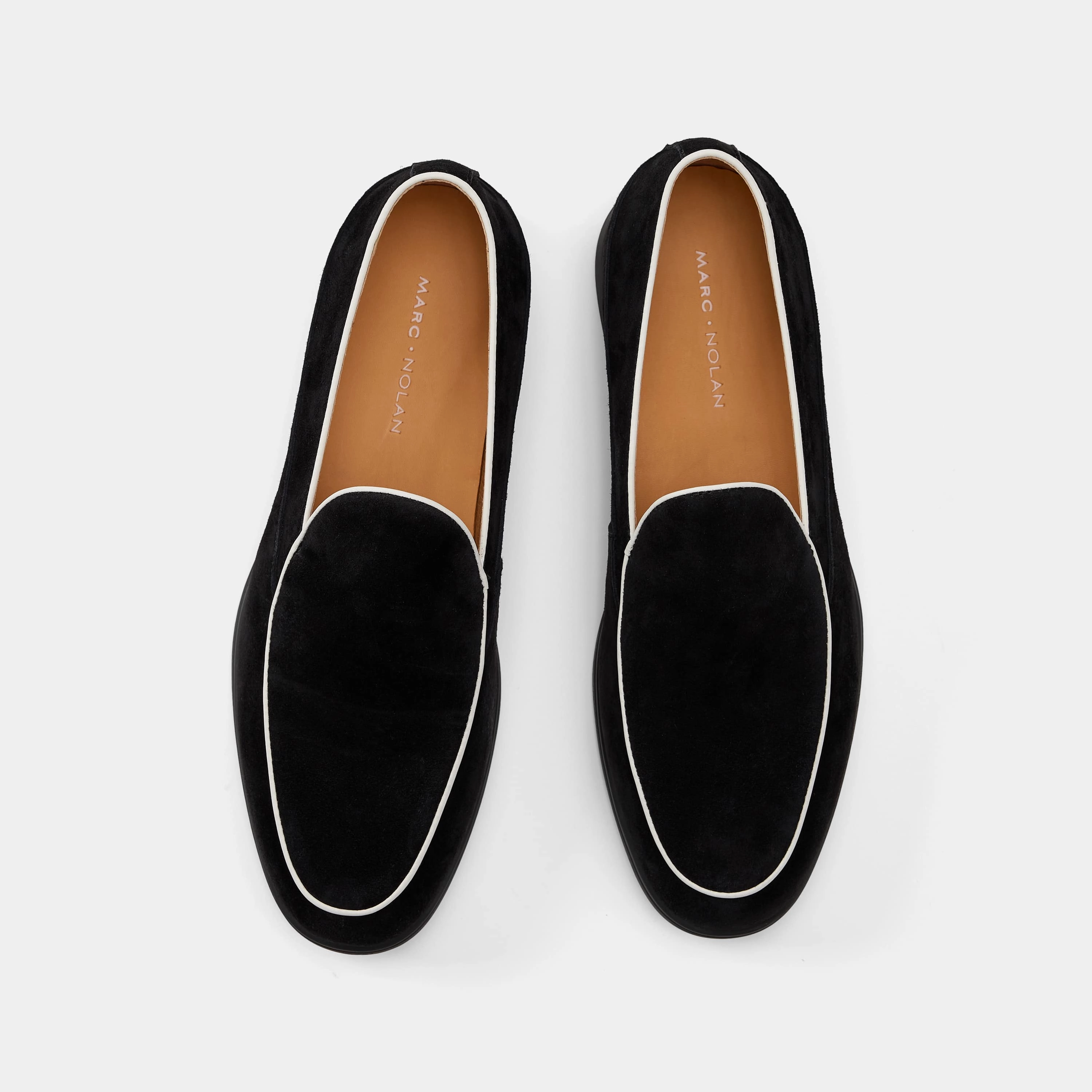Alessandro Black Suede Venetian Loafers Premium Build