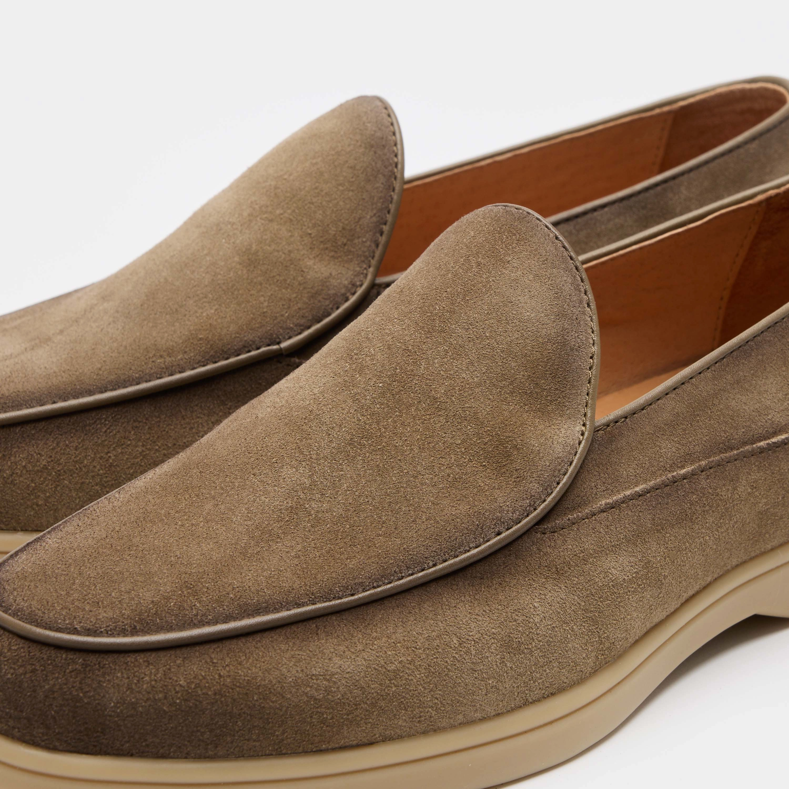 Alessandro Tan Suede Venetian Loafers All-Day Support