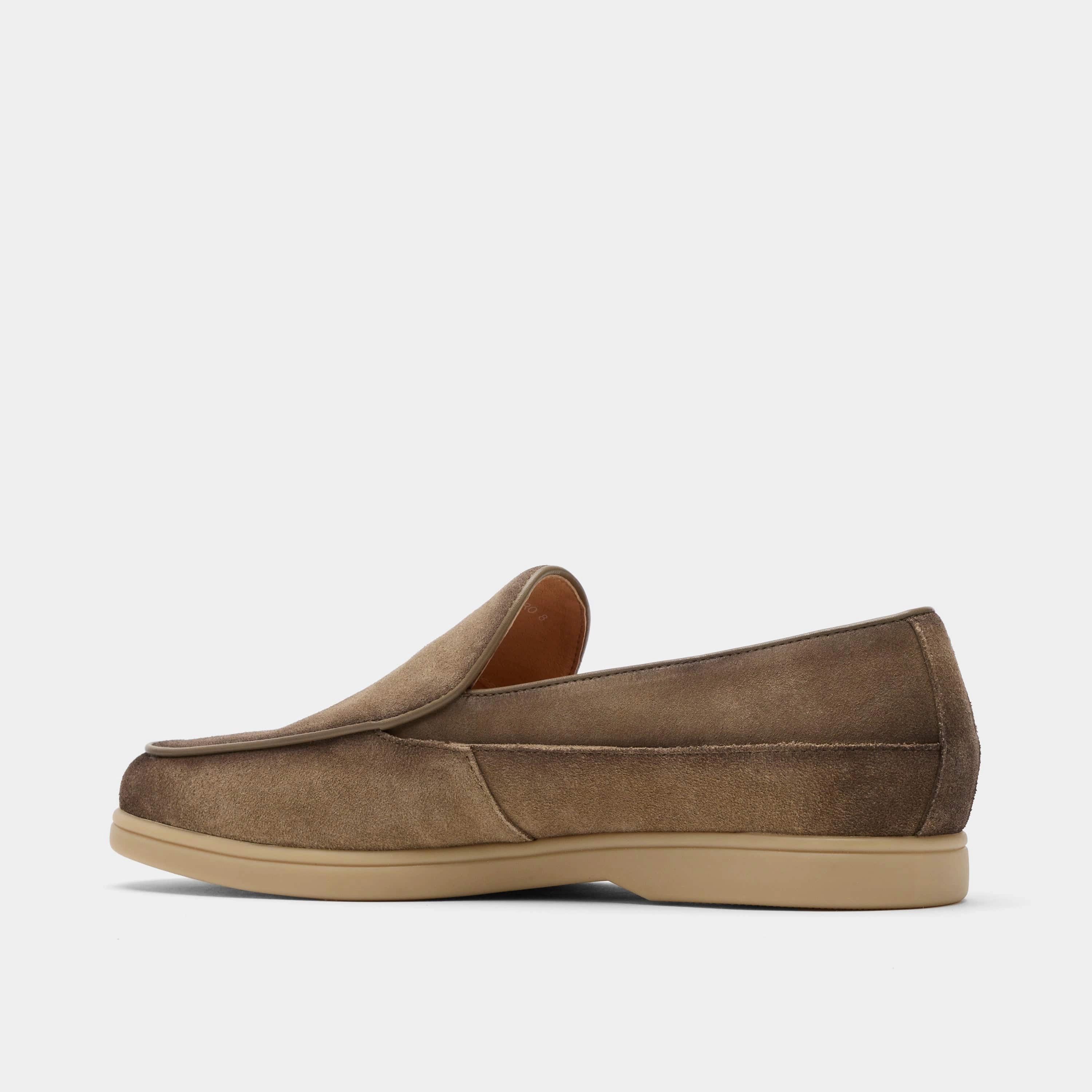 Alessandro Tan Suede Venetian Loafers All-Day Support