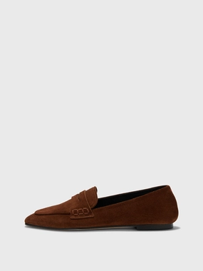 Alfie Suede Loafers Smart Choice Footwear Slip Resistant Soles