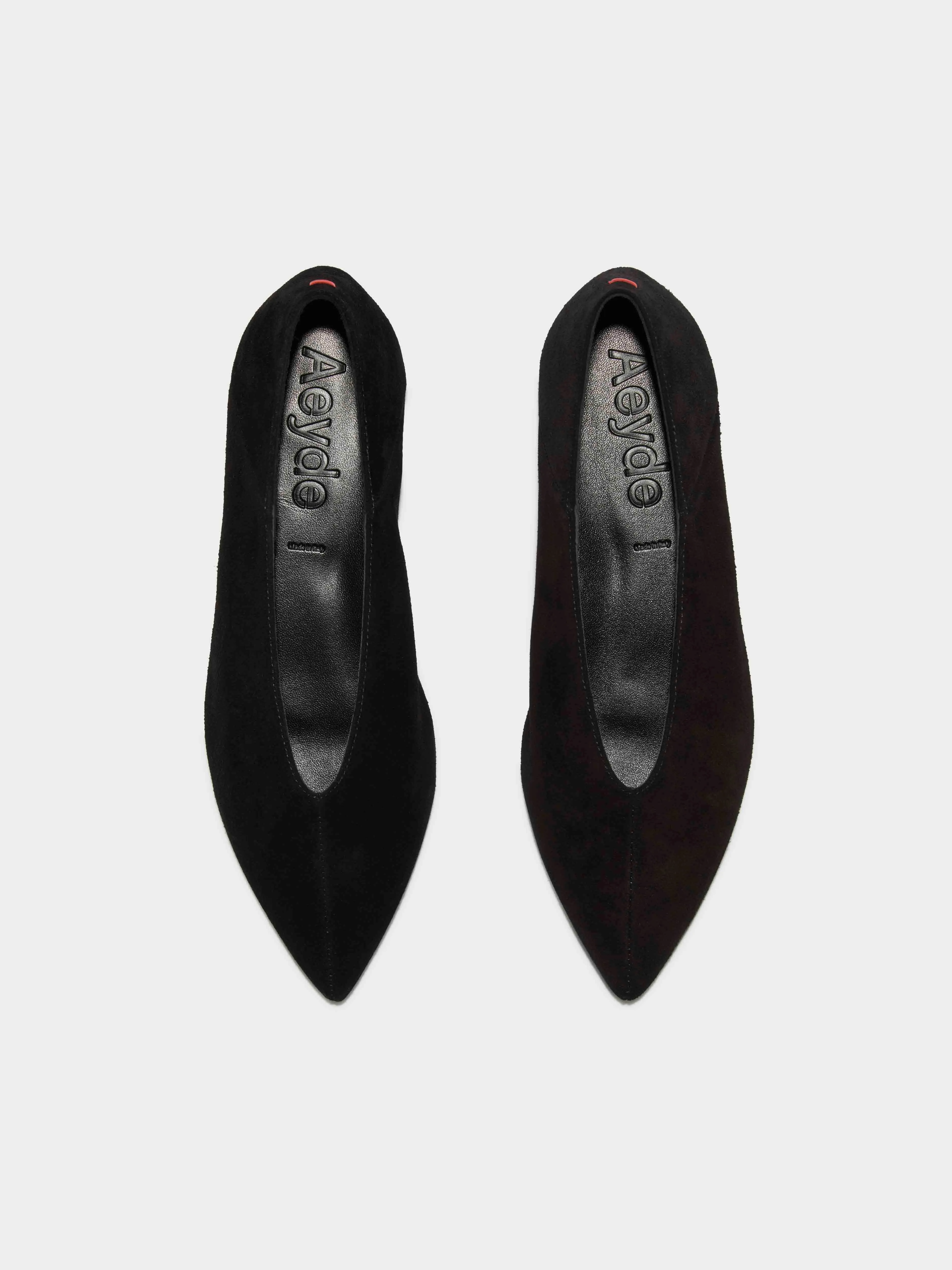 All-Day Wear Moa Suede Pointed-Toe Flats