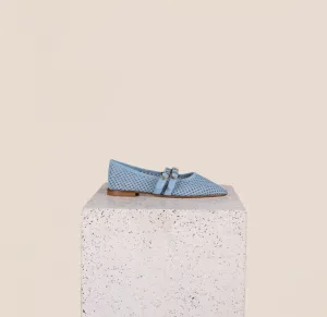 Simple Style Como 2 Buckle  - Perforated Sky