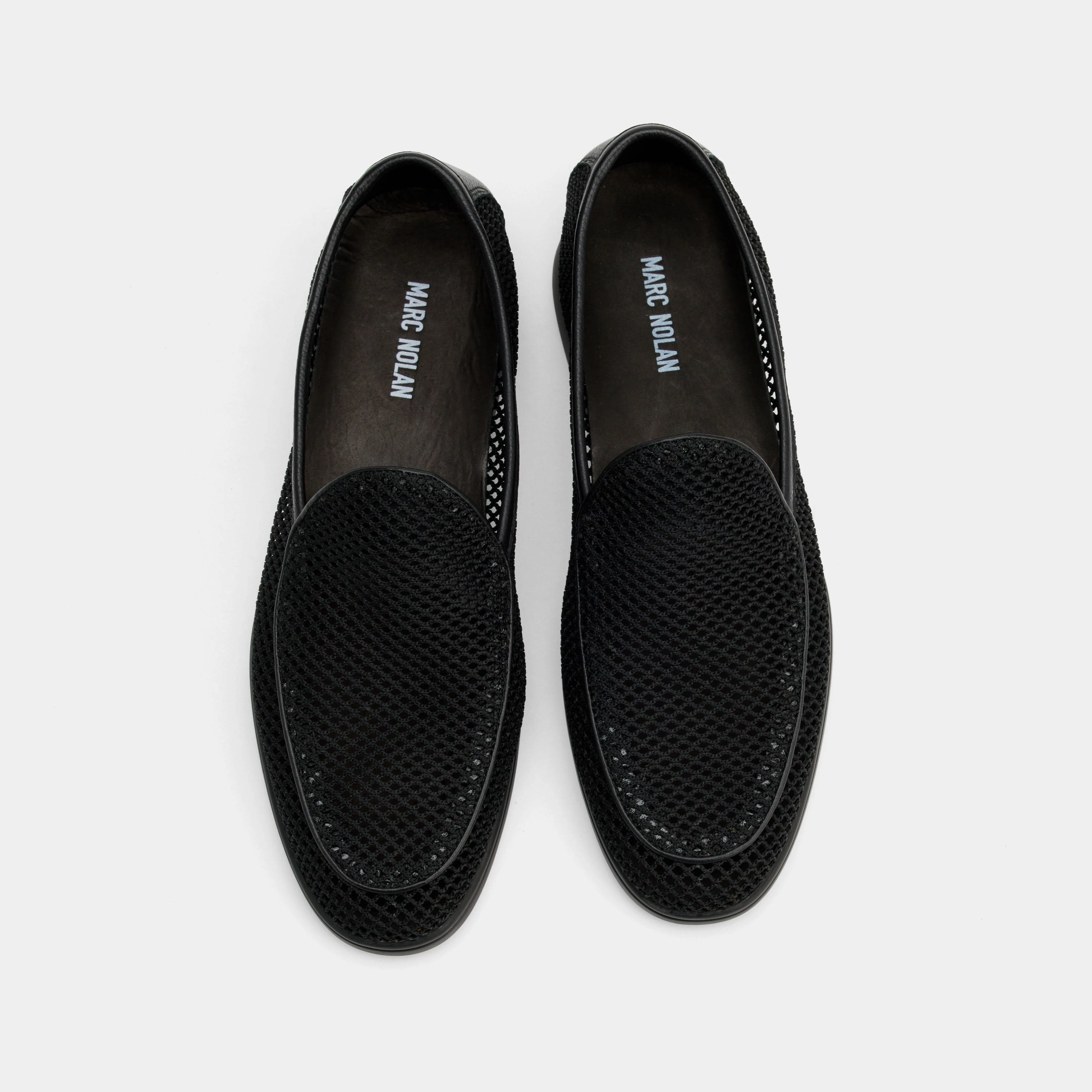 All-Day Support Alessandro Black Mesh Venetian Loafers