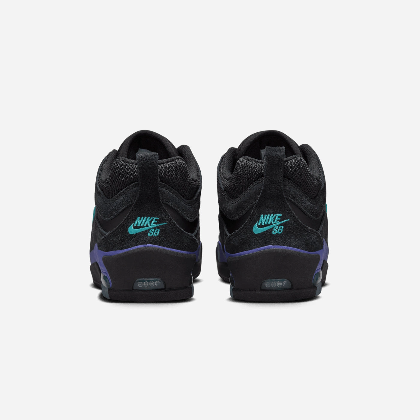 All Day Wear Air Max Ishod (Black/Purple/Teal)