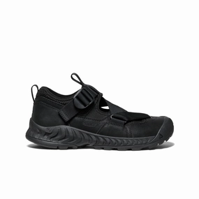 All Gender Hoodzerra Sandal  |  Black/Black Memory Foam