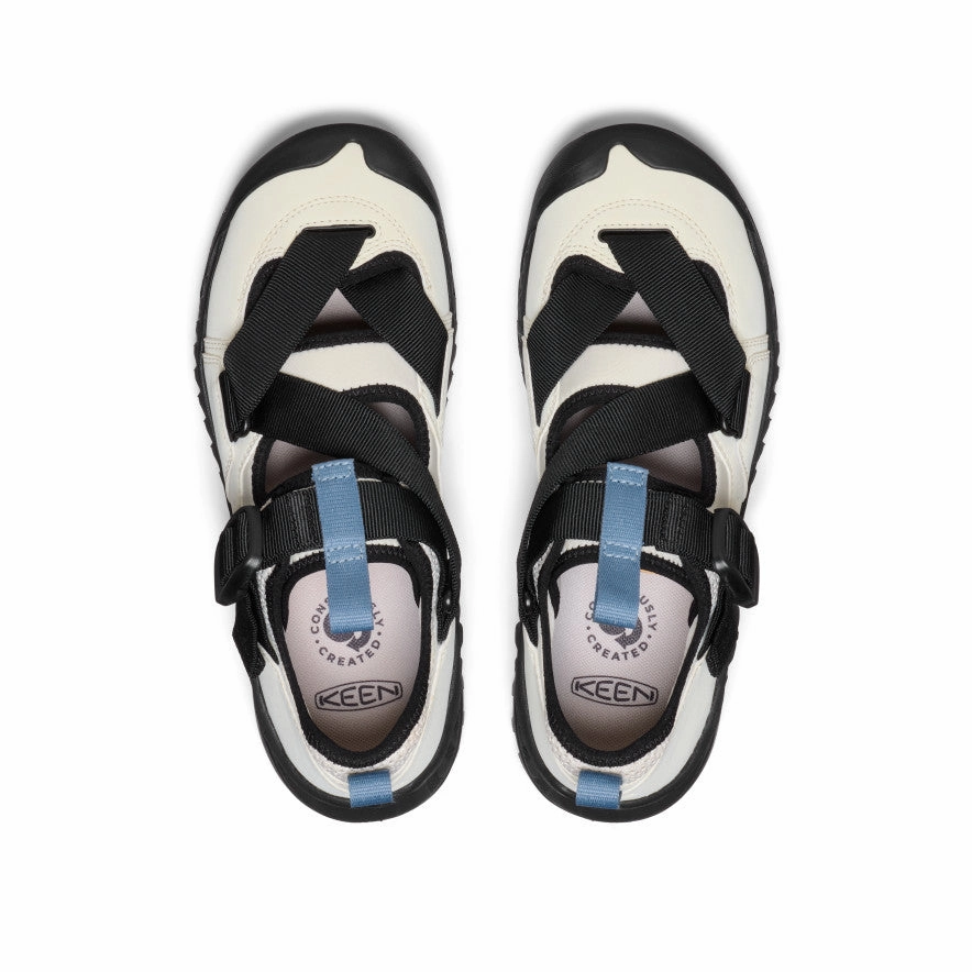 All Gender Hoodzerra Sandal  |  Silver Birch/Black Flex Flow