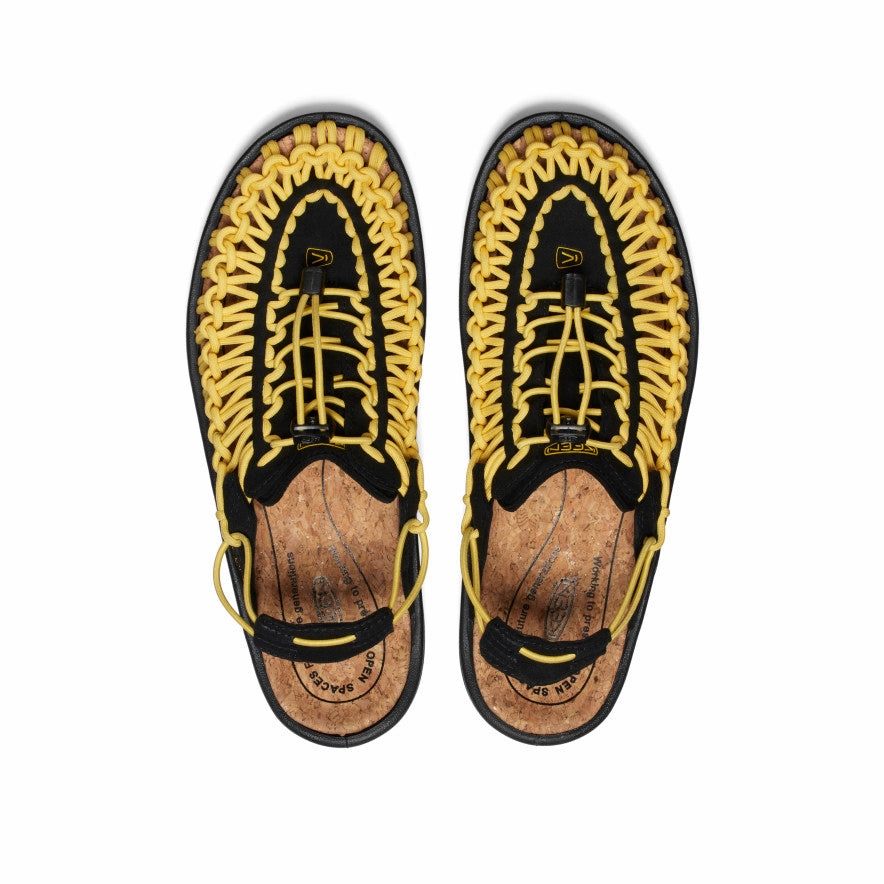 All Gender UNEEK II Convertible  |  Black/KEEN Yellow Smooth glide