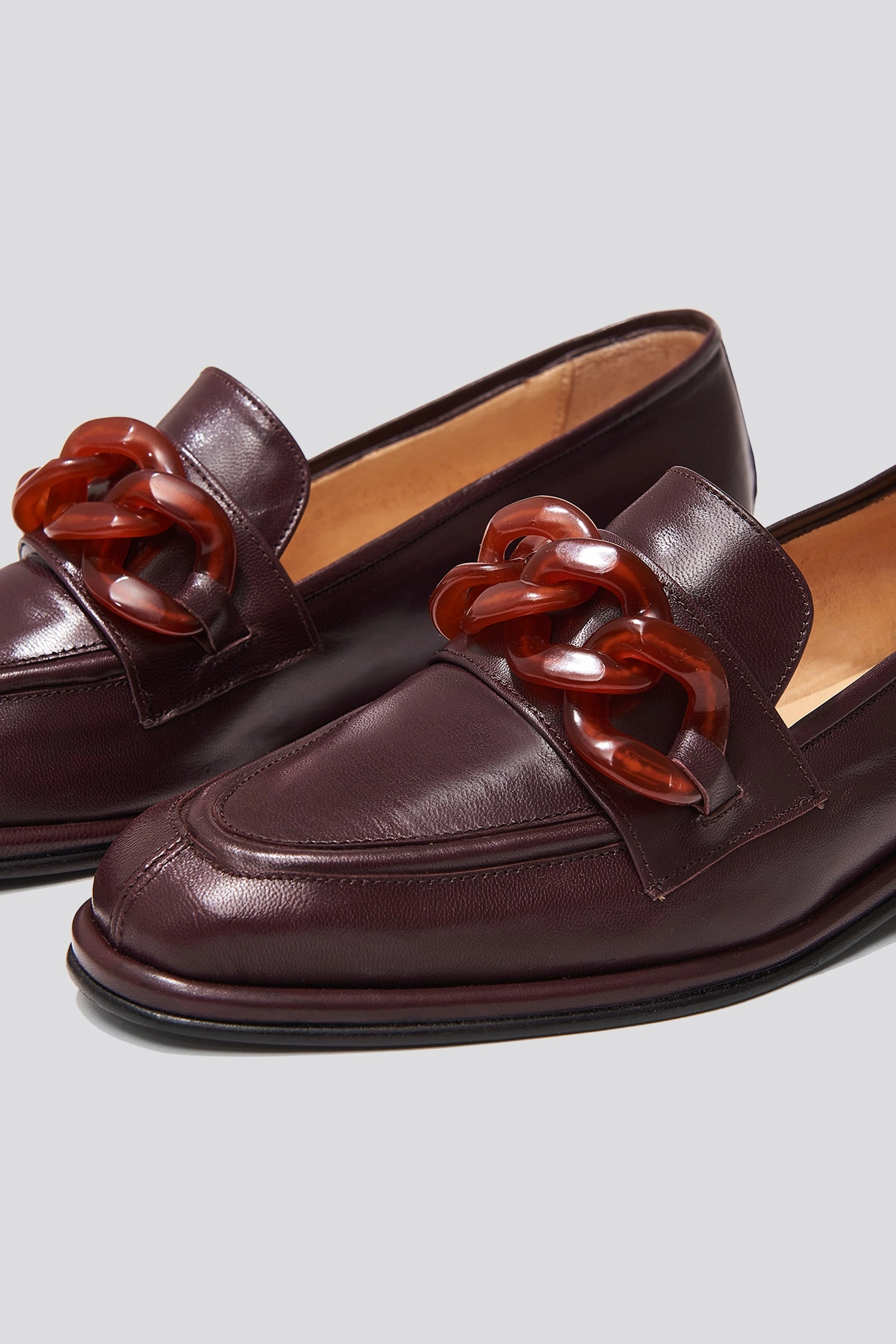 Alma Loafer in Pinot/ Amber Slip-Resistant Grip