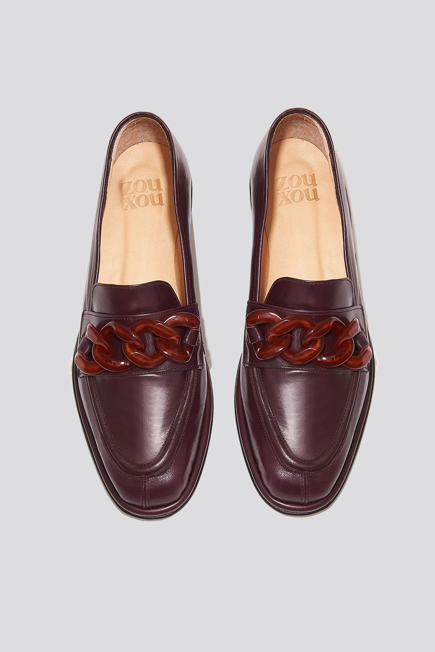 Alma Loafer in Pinot/ Amber Slip-Resistant Grip