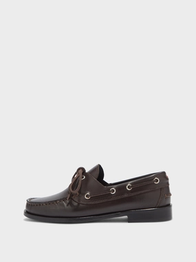 Elegant Cushion Harris Leather Moccasin Flats