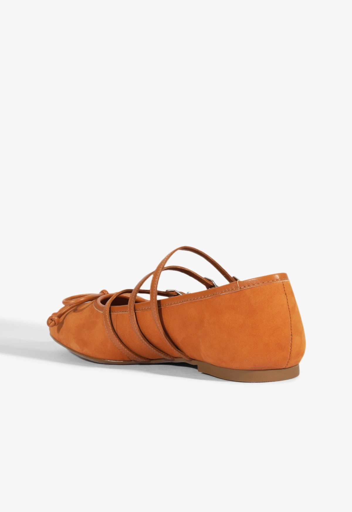 Arissa Brown Suede Ballet Flat Trendy Look