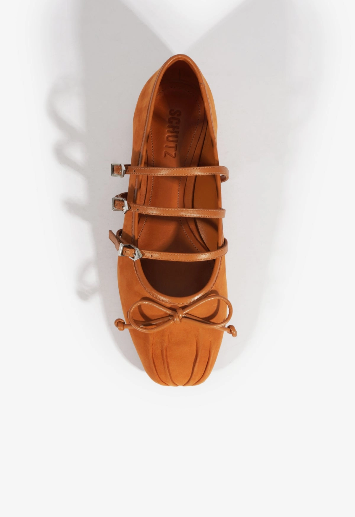 Arissa Brown Suede Ballet Flat Trendy Look