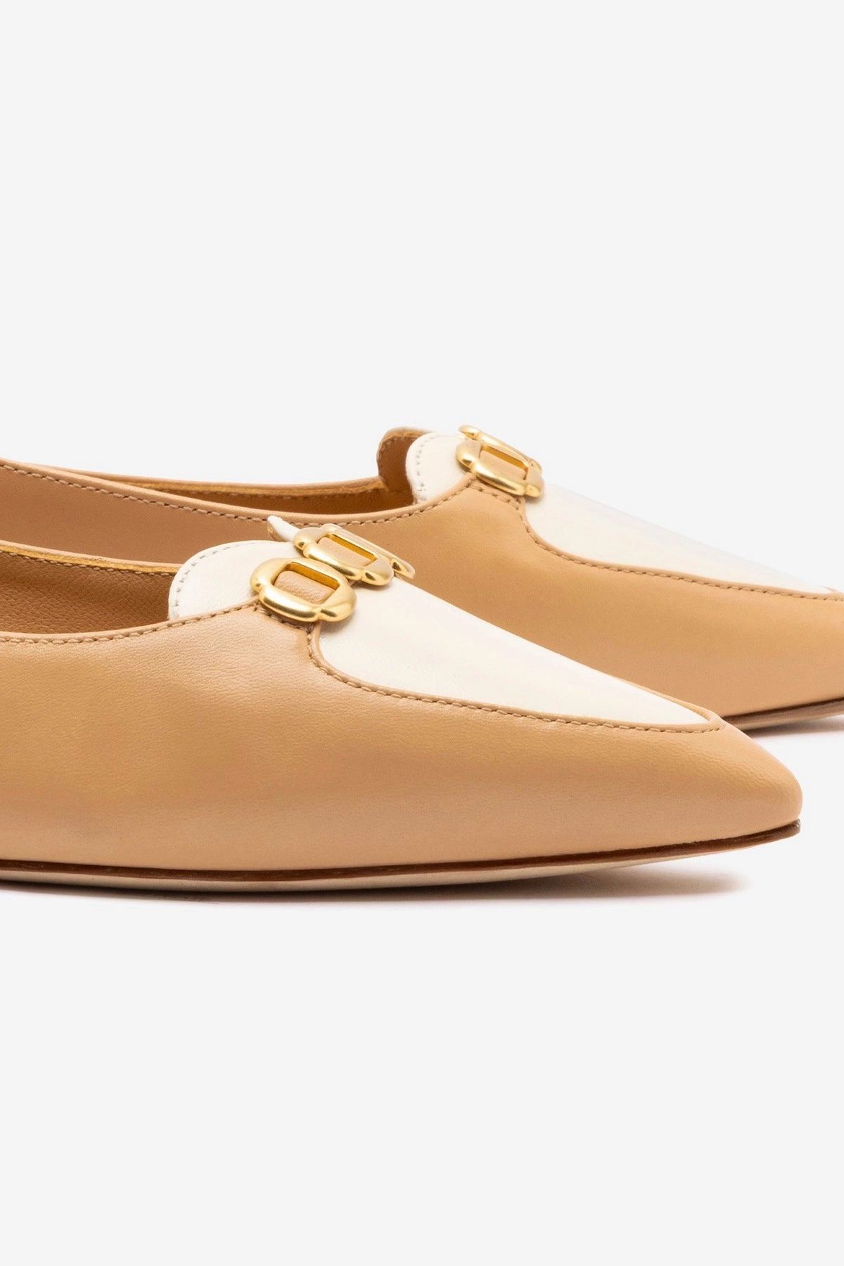 Audrey Flat In Tan Leather Effortless Comfort