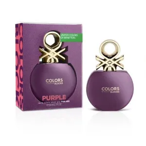 Benetton Colors Blocks Purple Eau De Toilette Spray For Women 2.7 oz (80mL)
