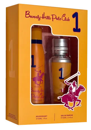 Beverly Hills Polo Club Femme Number 1 EDP 100ml 2 Piece Set