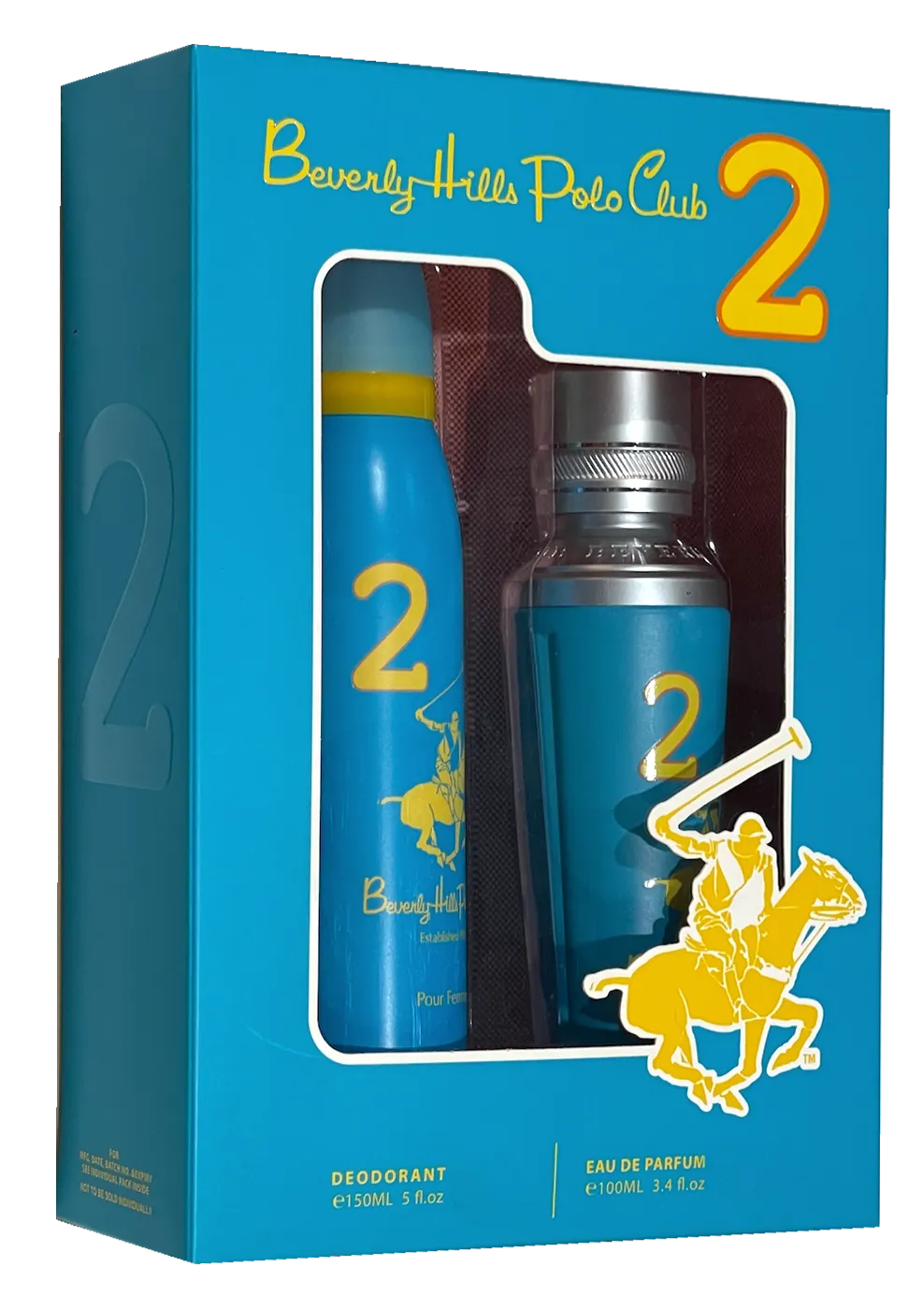Beverly Hills Polo Club Femme Number 2 EDP 100ML 2 Piece Set