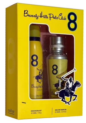 Beverly Hills Polo Club Femme Number 8 EDP 100ML 2 Piece Set