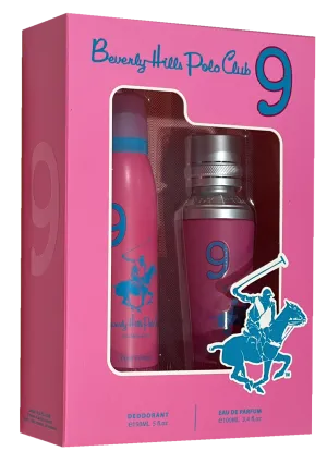 Beverly Hills Polo Club Femme Number 9 EDP 100ML 2 Piece Set