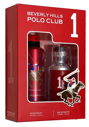 Beverly Hills Polo Club Homme Number 1 Sport EDT 100ML 2 Piece Set