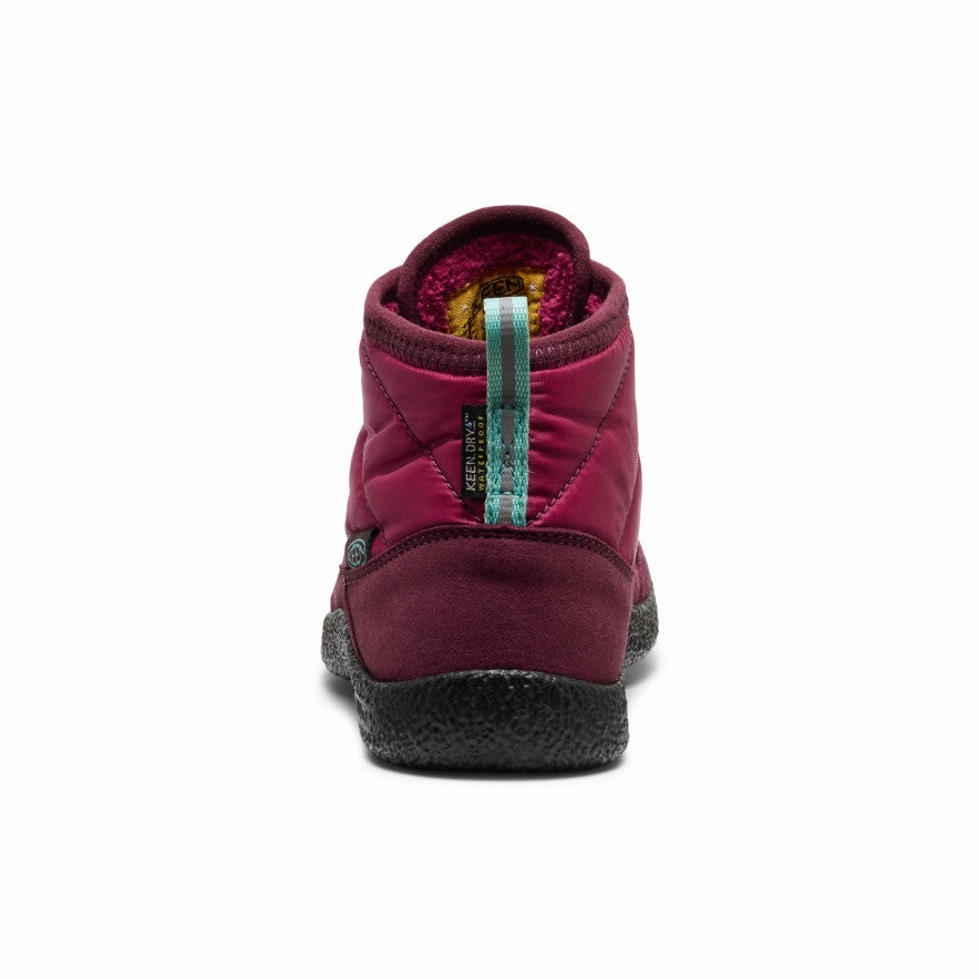 Big Kids' Howser II Waterproof Chukka  |  Beaujolais/Pool Blue Smart Path