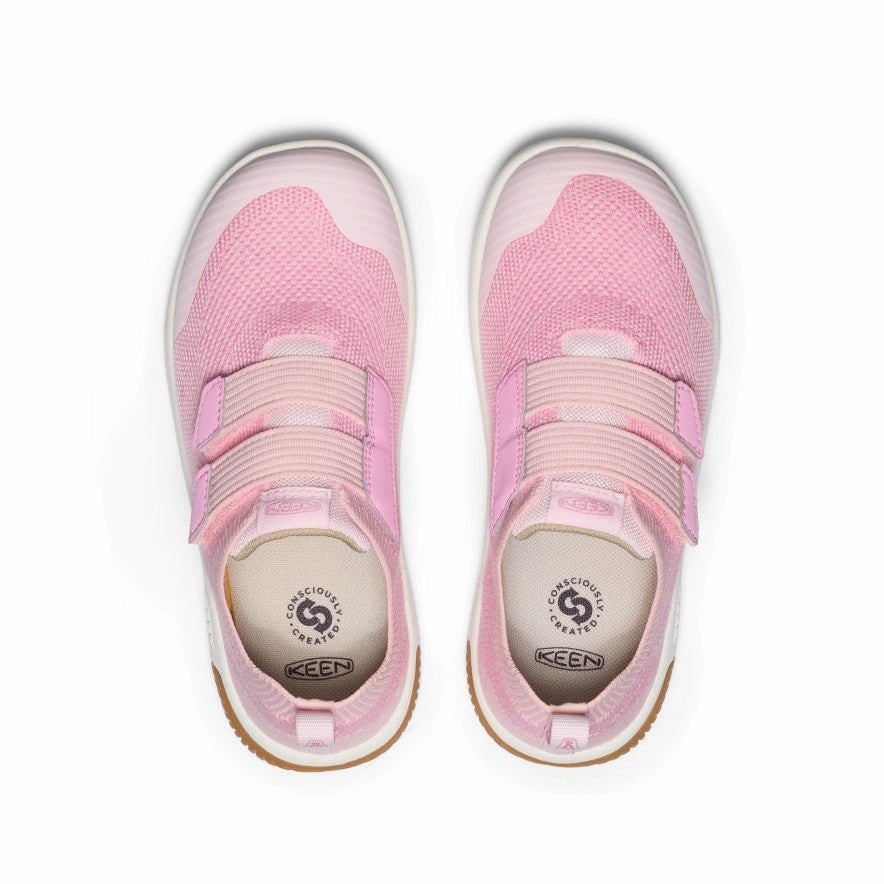 Big Kids' KNX Knit Double Strap  |  Giggle Pink/Moonlite Mauve Fast Step