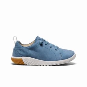 Big Kids' KNX Leather Sneaker  |  Coronet Blue/Vapor Trend Forward