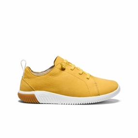 Urban Adventure Big Kids' KNX Leather Sneaker  |  Daffodil/Star White