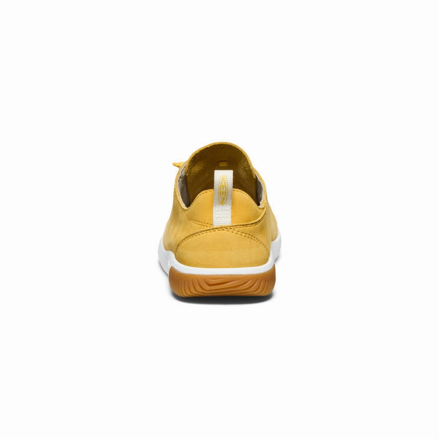 Big Kids' KNX Leather Sneaker  |  Daffodil/Star White Fashionable Shoes