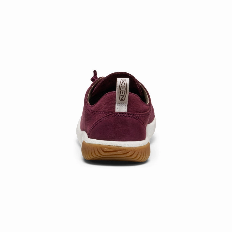 Big Kids' KNX Leather Sneaker  |  Fig/Star White Easy Step