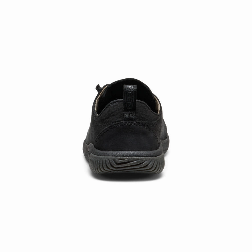 Big Kids' KNX Leather Sneaker  |  Triple Black Light Path