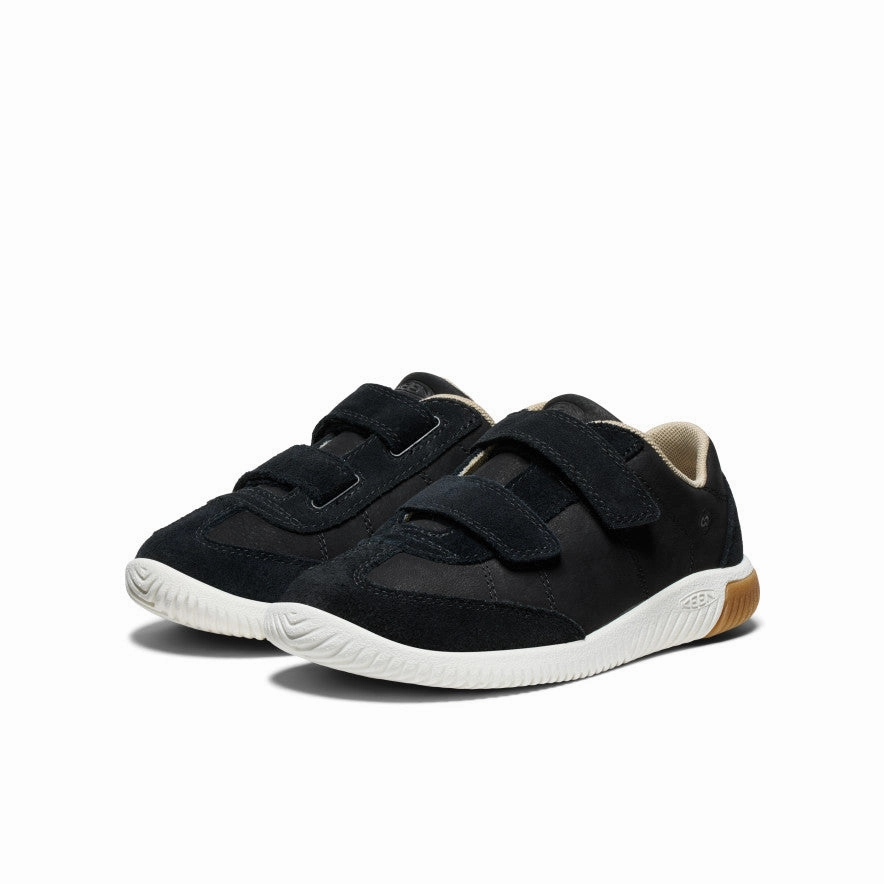 Big Kids' KNX T-Toe Sneaker  |  Black/Star White Soft Cushioning