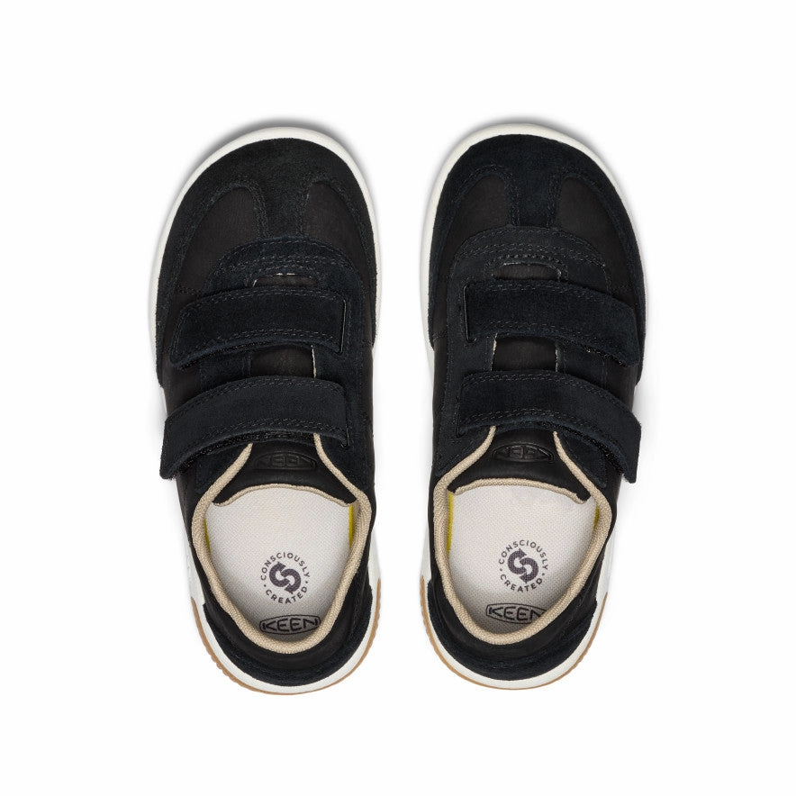 Big Kids' KNX T-Toe Sneaker  |  Black/Star White Soft Cushioning