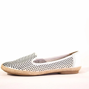 Trendy Fit Stylish Comfort Blast Woven Leather Loafers