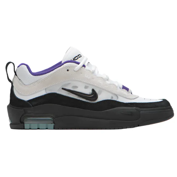 Skate Style Speed Grip Nike Air Max Ishod White/Black/Court Purple