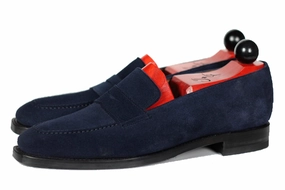 Washington - Dark Sapphire Suede Low Cut